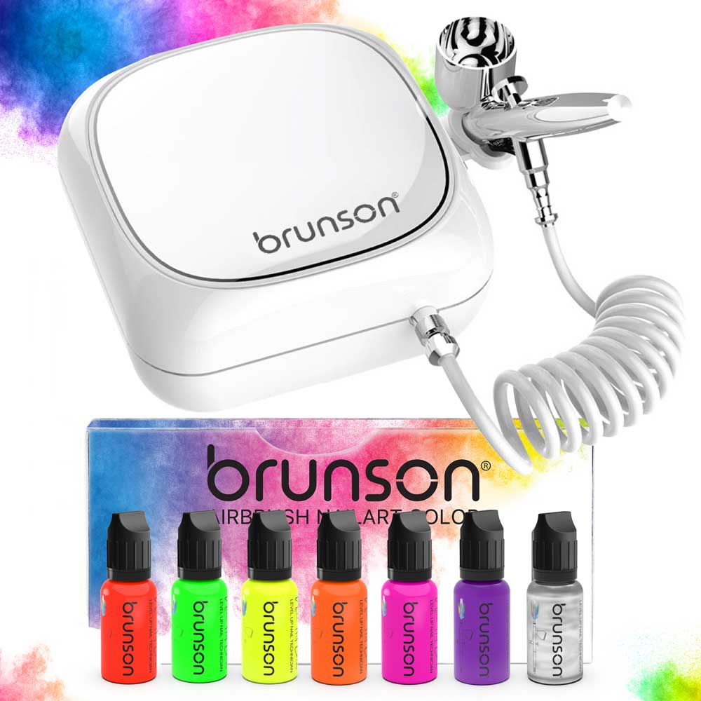 Air Brush & Pigments - Brunson Nail Drill Machine