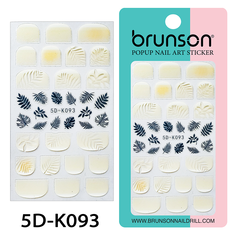 5D Flower Nail Art Stickers | Best Nail Design For Nail Art | Brunson