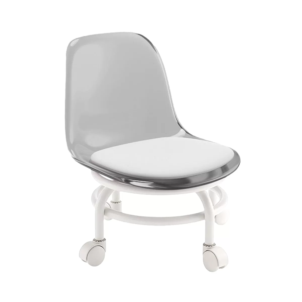 Transparent Pedicure Chair-Grey