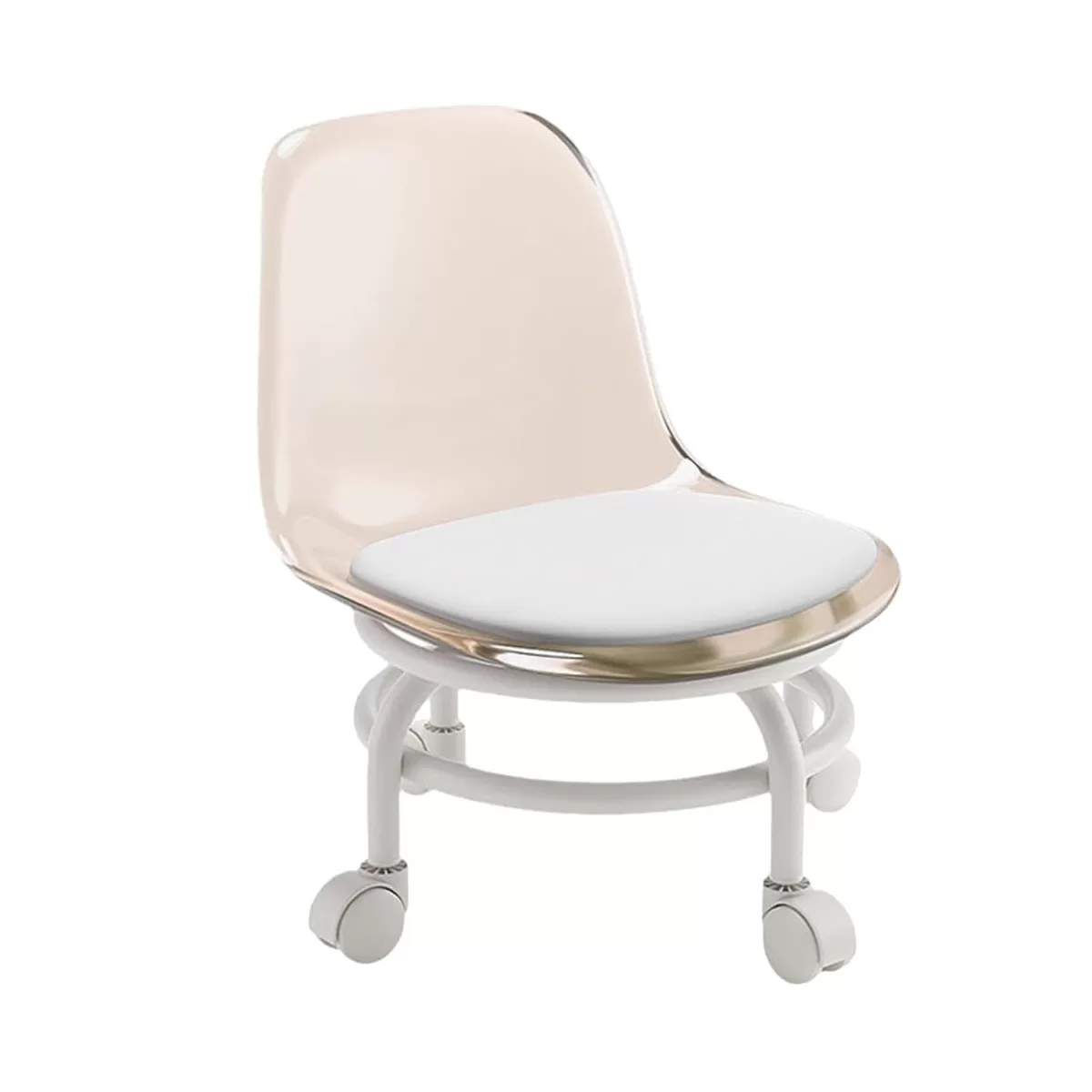 Transparent Shade Pedicure Chair-Brown
