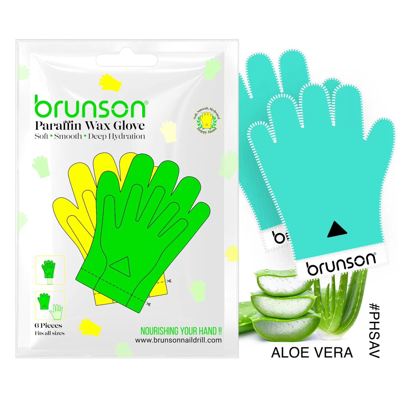 Paraffin Wax Hand Gloves Kit - Aloe Vera