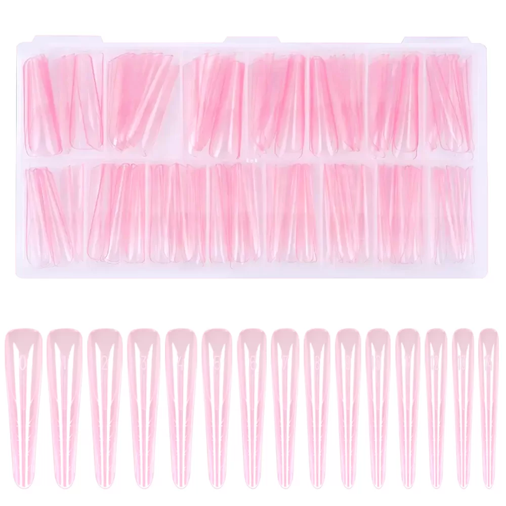 Pink Polygel Mold Tips