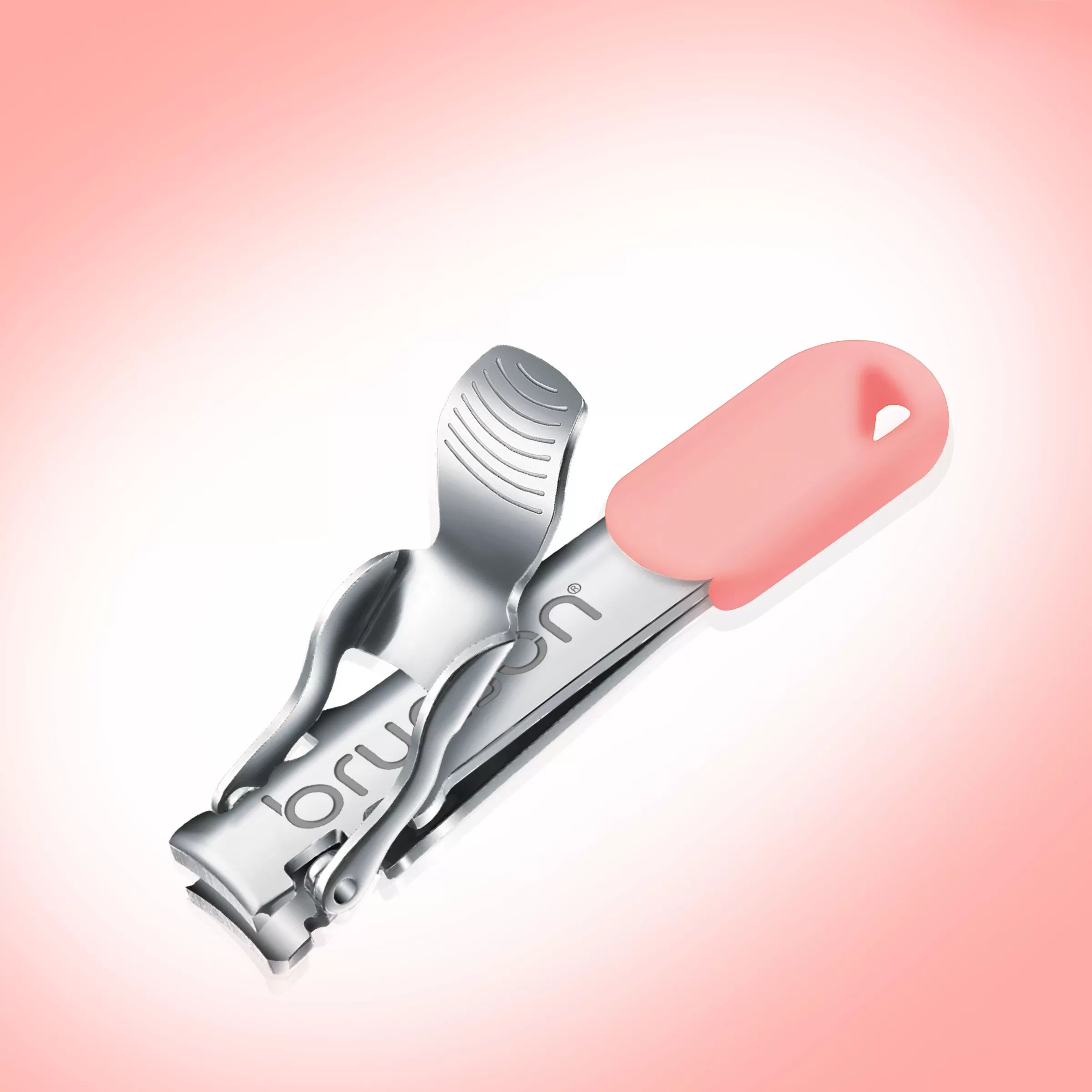 Neon Peach Nail Clipper