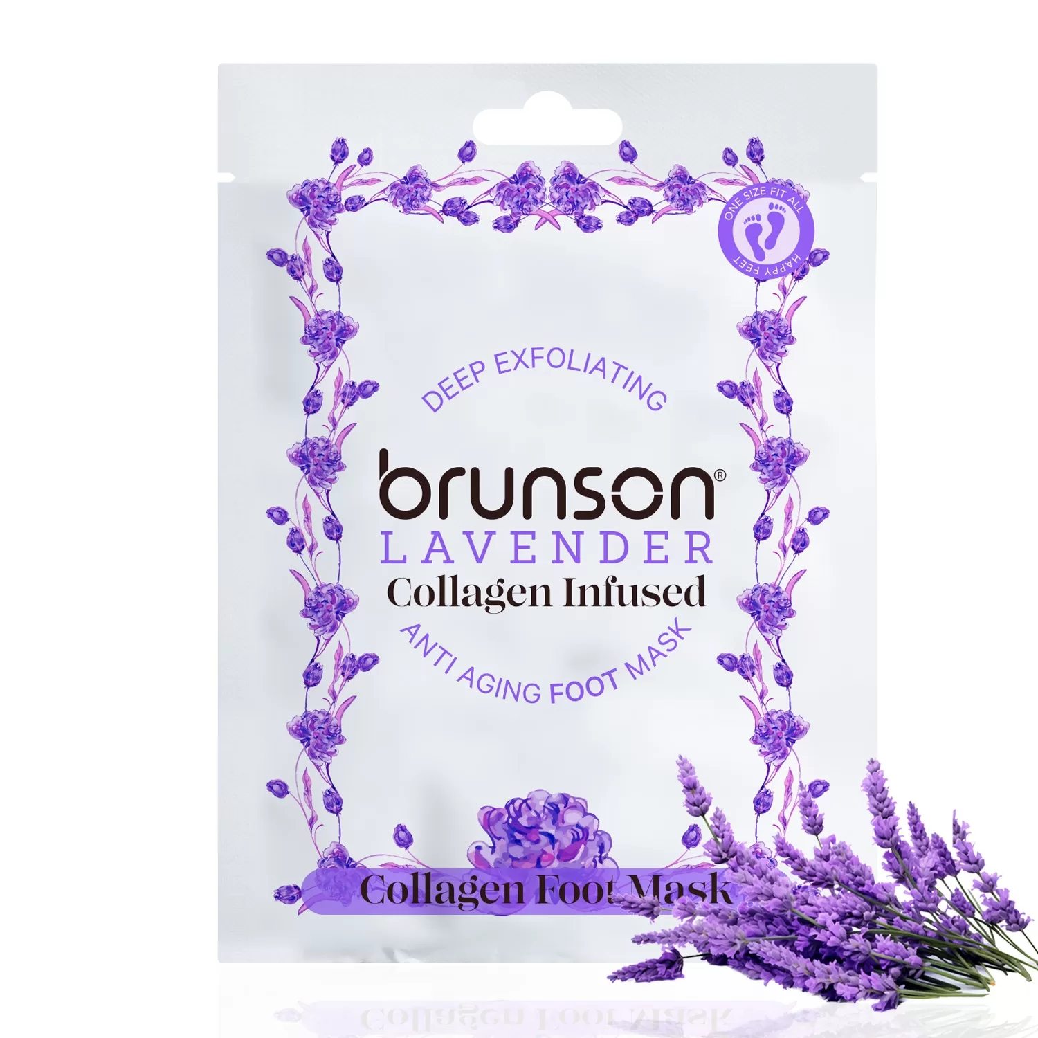 Lavender Collagen Infused Foot Mask