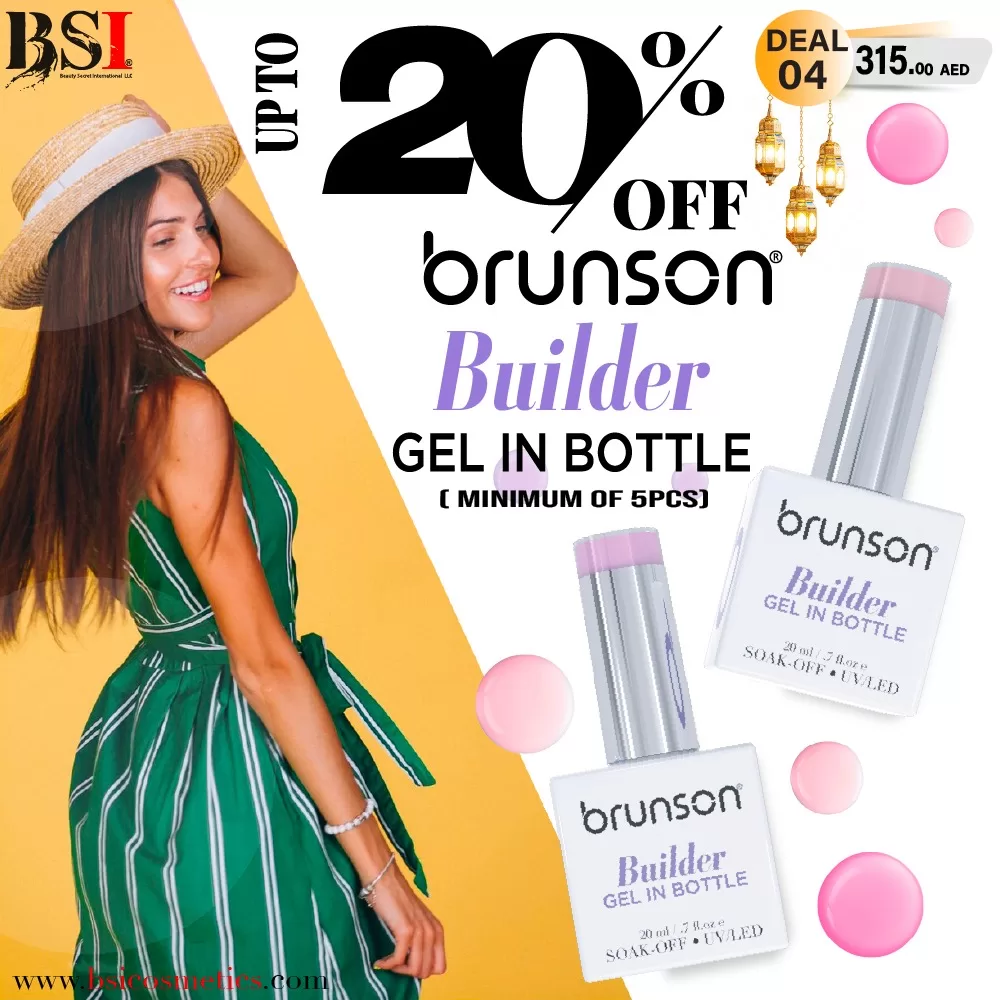 Deal 04 | Get 20% OFF on Builder Gel in Bottle Nail Polishes (Min-5pcs)